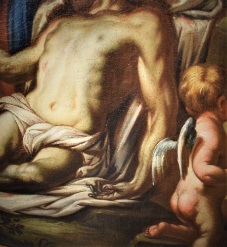 Antiquités - Lamentation sur le Christ , École italienne du 17e siècle